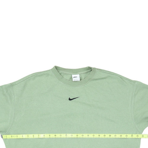 Nike Men's Green Crew Neck Pullover Sweatshirt Size S