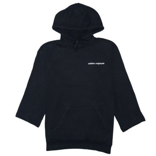 Adidas Originals Men’s Black Pullover Hoodie Size M 3/4 Sleeve