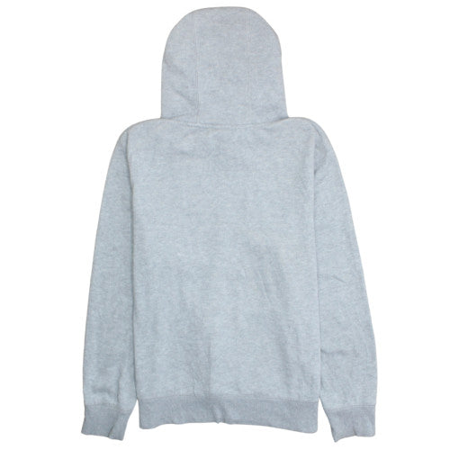 Champion Men's Grey Pullover Hoodie L Logo Fleece Sportswear