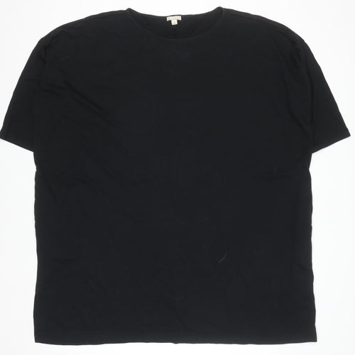 Gap Men's Black Cotton Modal Short Sleeve Crew Neck T-Shirt Size L
