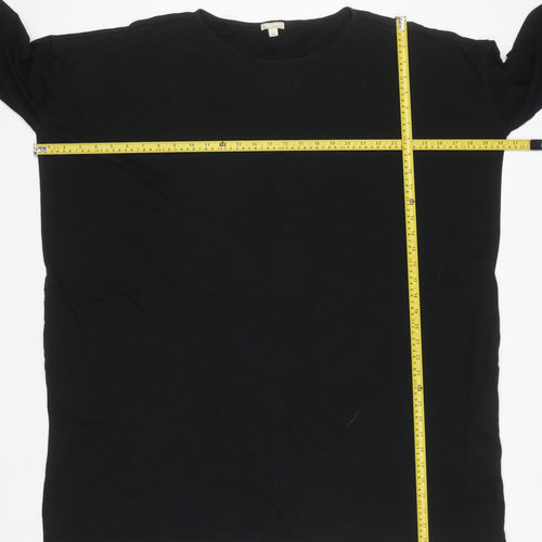Gap Men's Black Cotton Modal Short Sleeve Crew Neck T-Shirt Size L
