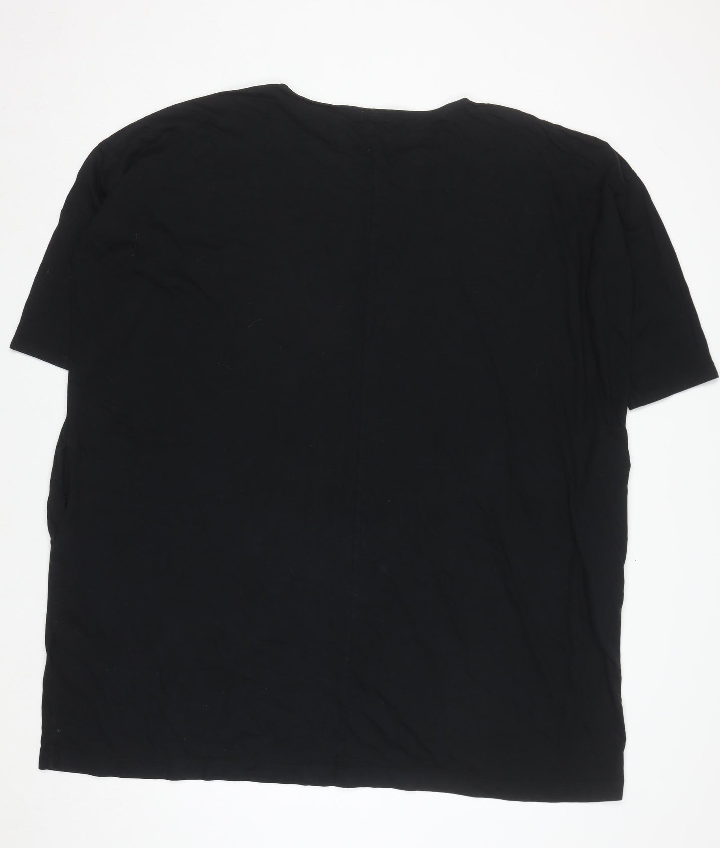 Gap Men's Black Cotton Modal Short Sleeve Crew Neck T-Shirt Size L