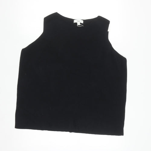 Marks and Spencer Women's Black Plus Size 24 Sleeveless Knit Tank Top