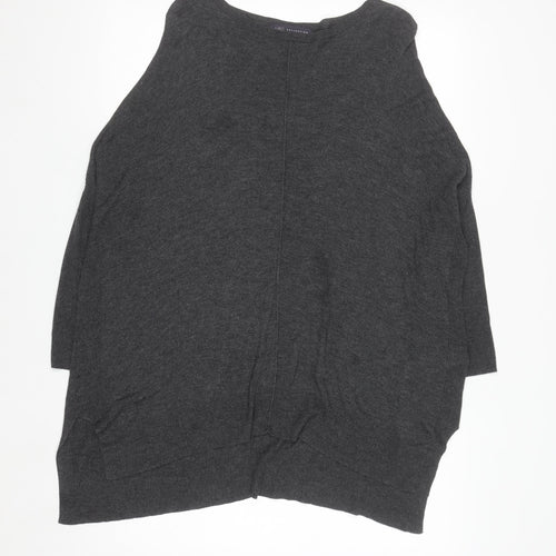 Marks and Spencer Women’s Grey Size 14 Crew Neck Viscose Jumper