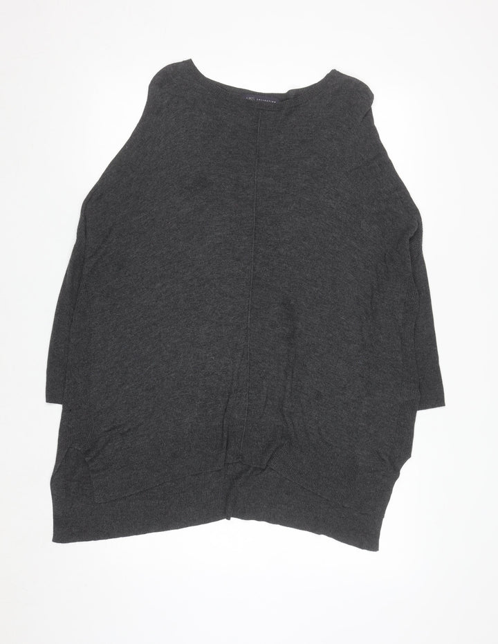 Marks and Spencer Women’s Grey Size 14 Crew Neck Viscose Jumper