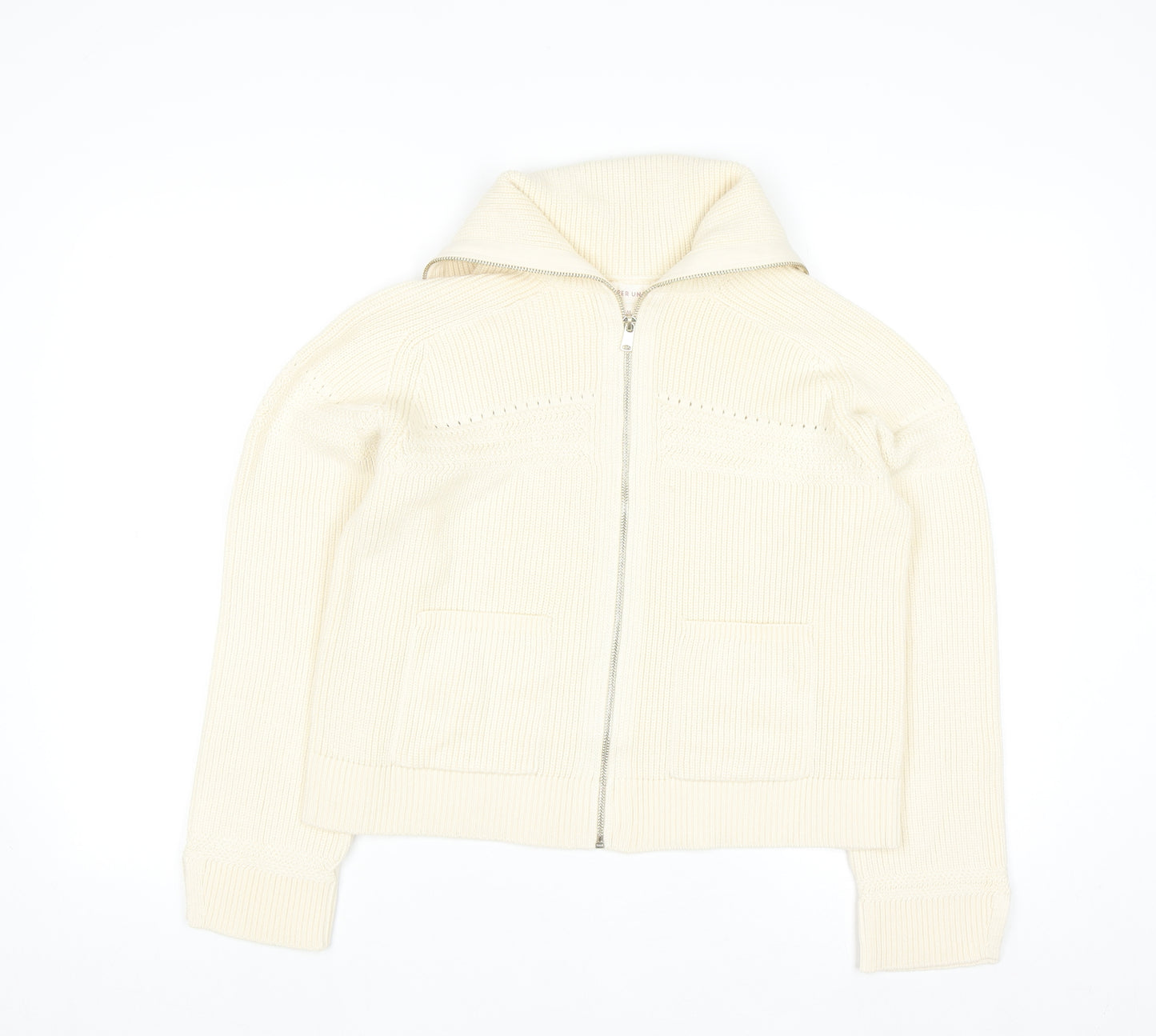 Marks and Spencer Women’s Ivory Full Zip Knit Jumper M