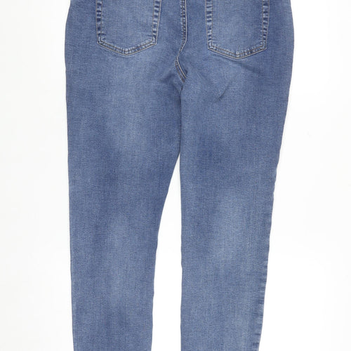Primark Women Blue High Waist Skinny Jeans Size 16 Stretch Denim