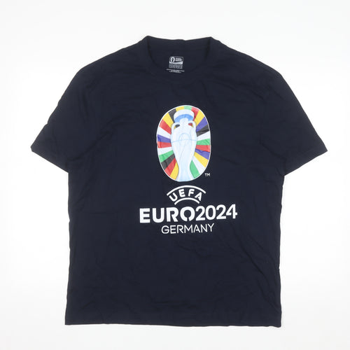 Marks and Spencer Men's Blue UEFA EURO 2024 Graphic T-Shirt M