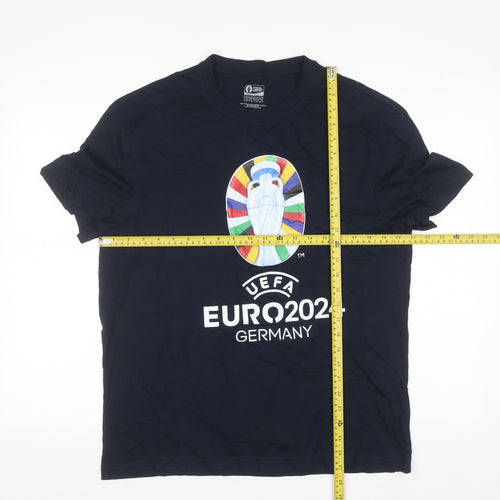 Marks and Spencer Men's Blue UEFA EURO 2024 Graphic T-Shirt M