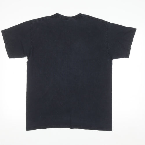 The British Museum Men's Black Cotton Graphic T-Shirt Size L
