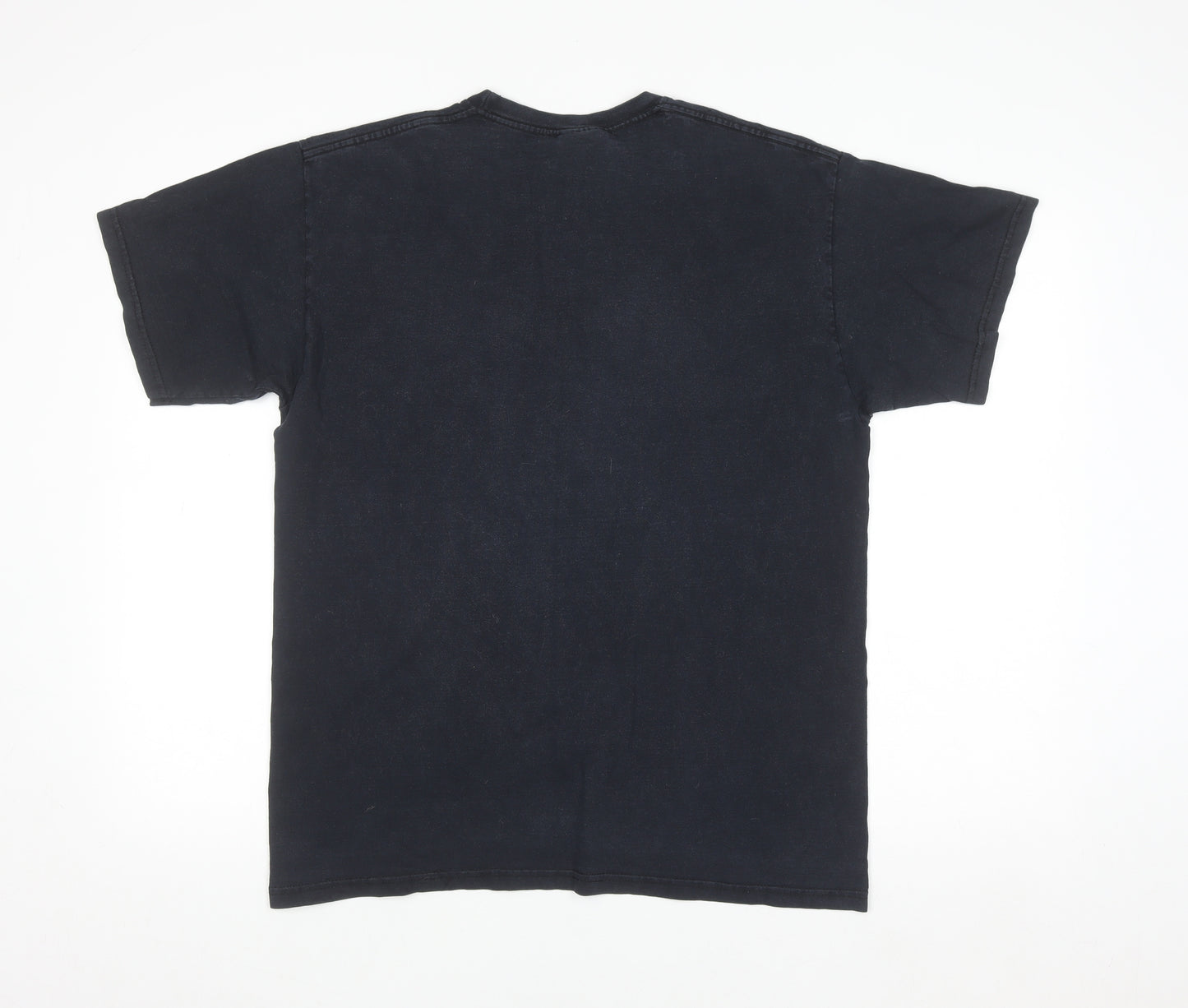 The British Museum Men's Black Cotton Graphic T-Shirt Size L