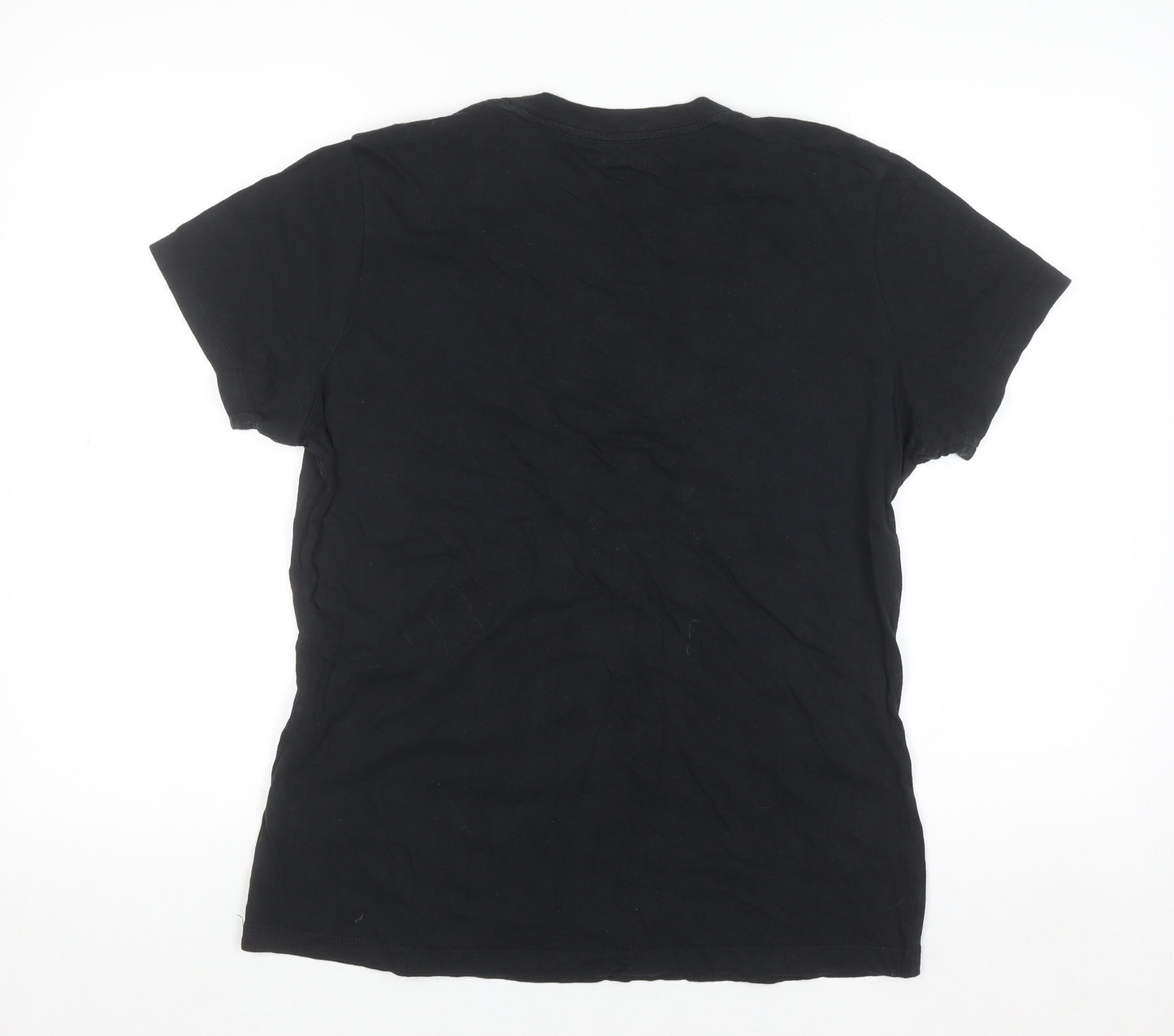 True Religion Women's Black XL Logo Cotton T-Shirt