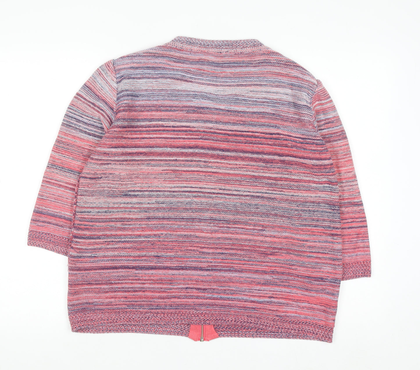 Marks and Spencer Per Una Women’s Multicoloured Full Zip Knit Cardigan Size 16