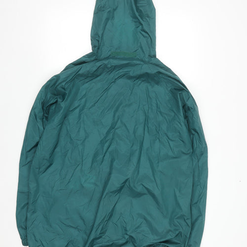 Regatta Men's Green Waterproof Hooded Rain Jacket L 42in Outdoor