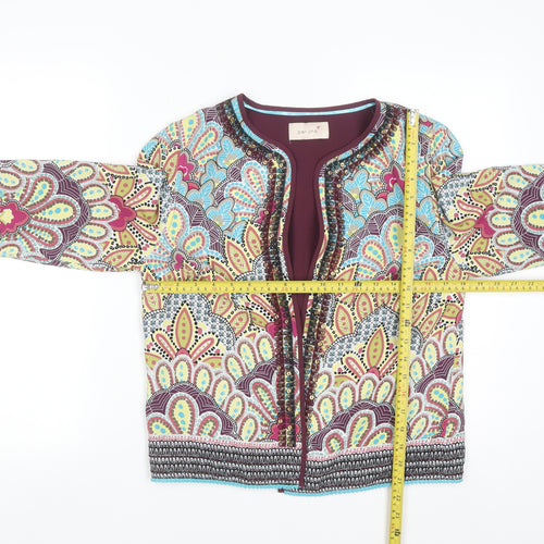 Marks and Spencer Per Una Women’s Multicoloured Beaded Paisley Jacket Size 10