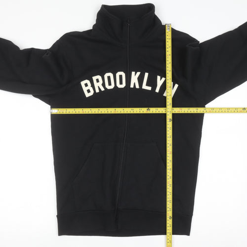 American Apparel Men's Black Brooklyn Full Zip Sweatshirt M
