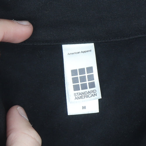 American Apparel Men's Black Brooklyn Full Zip Sweatshirt M