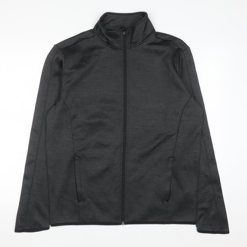 Mondetta Men's Black M Athletic Full Zip Track Jacket