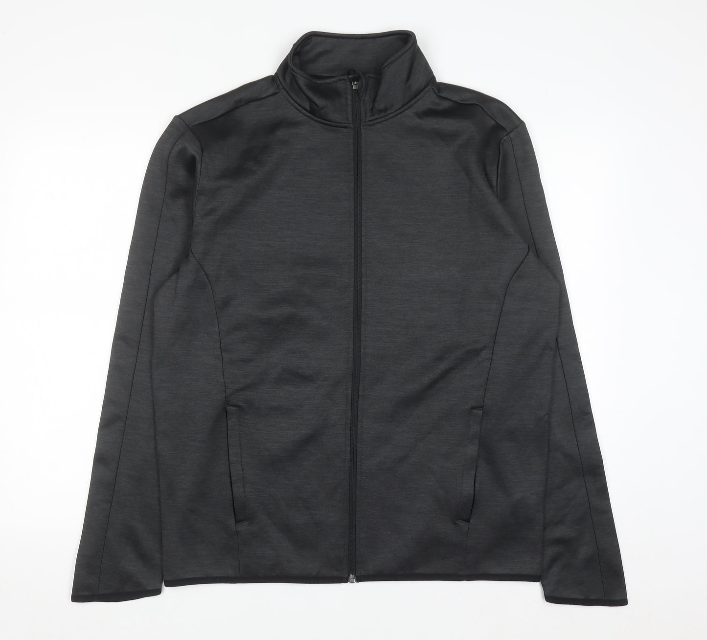 Mondetta Men's Black M Athletic Full Zip Track Jacket