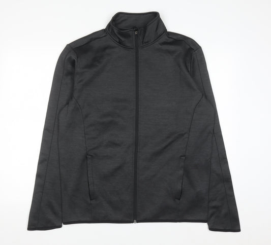 Mondetta Men's Black M Athletic Full Zip Track Jacket