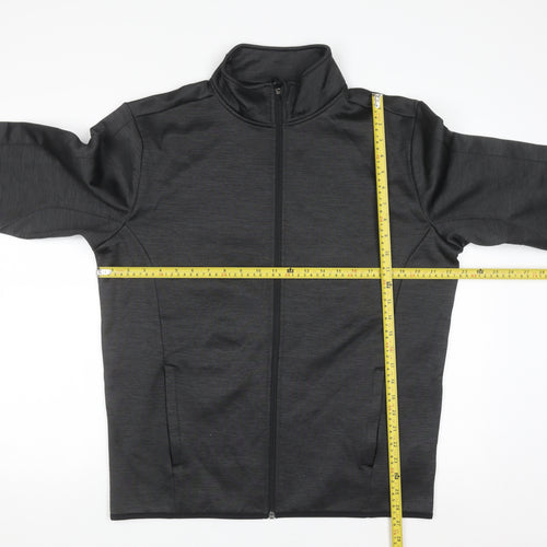 Mondetta Men's Black M Athletic Full Zip Track Jacket