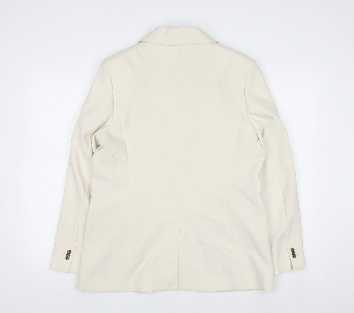 Marks and Spencer Women’s Ivory Size 12 Single-Breasted Blazer
