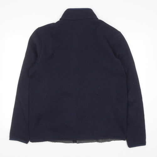 The North Face Men's Navy Fleece Full Zip Sweatshirt Size L