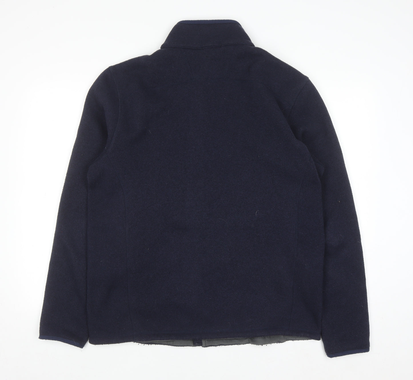 The North Face Men's Navy Fleece Full Zip Sweatshirt Size L