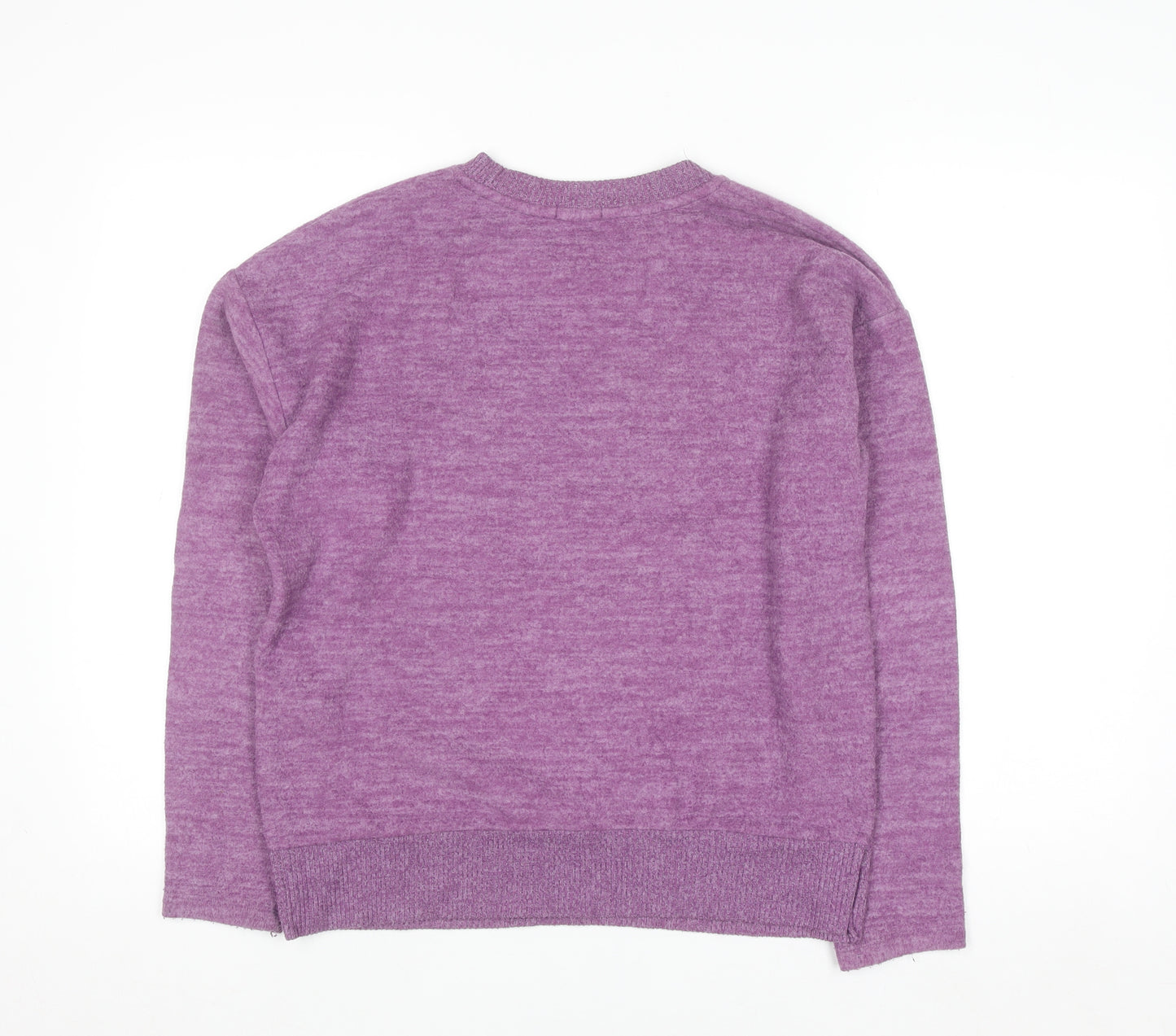 Stradivarius Women's Purple XS Knit Pullover Jumper