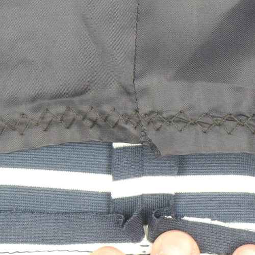 Next Women Navy Striped Blazer Size 8 Classic Lined Jacket