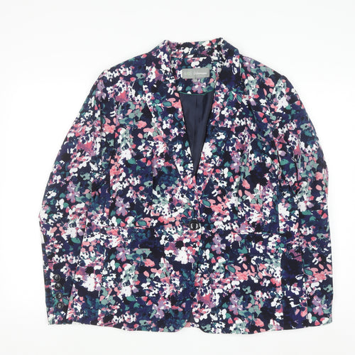 Marks and Spencer Women's Multicoloured Floral Blazer Size 16