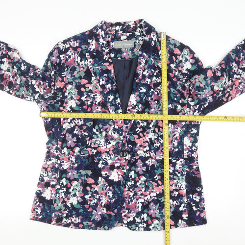 Marks and Spencer Women's Multicoloured Floral Blazer Size 16