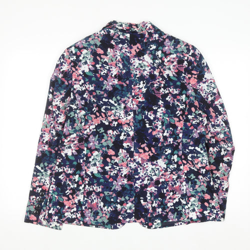 Marks and Spencer Women's Multicoloured Floral Blazer Size 16