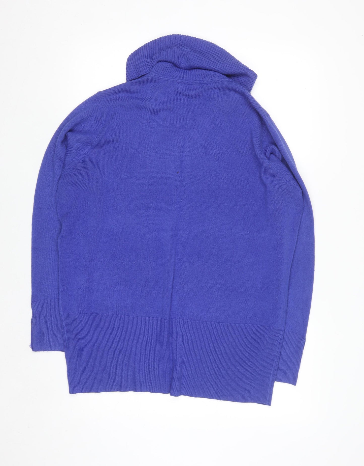 Debenhams Women’s Blue Roll Neck Acrylic Jumper Size 20