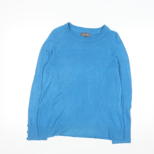 Marks and Spencer Per Una Women Blue Size 16 Crew Neck Jumper