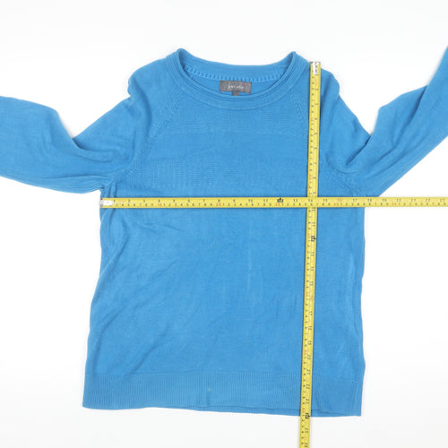Marks and Spencer Per Una Women Blue Size 16 Crew Neck Jumper