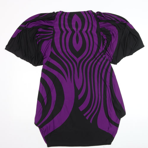 Culture Women’s Purple Zebra Print Shift Dress Size 8