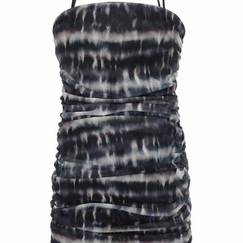 Quiz Women’s Multicoloured Ruched Bodycon Strapless Dress Size 10