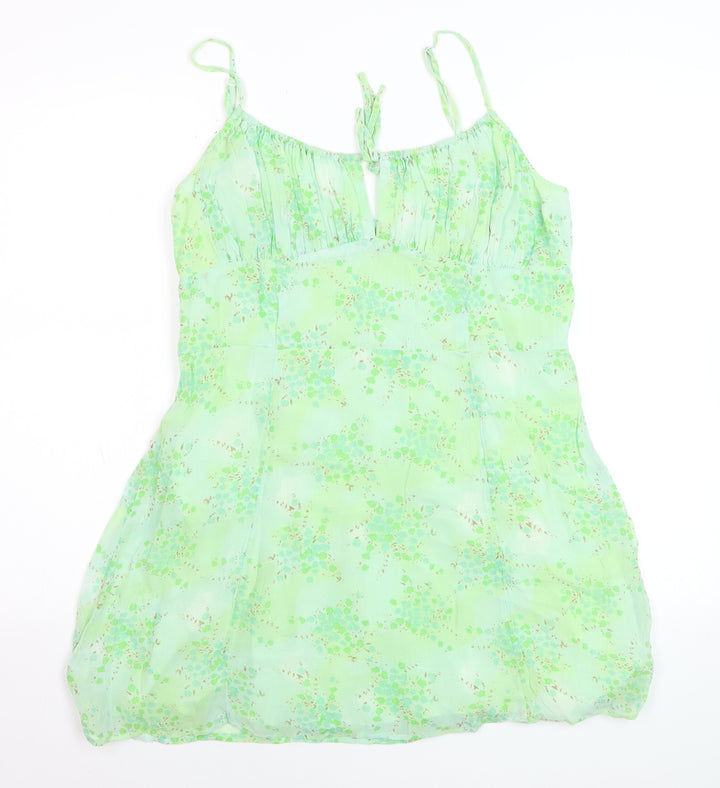 Urban Outfitters Women’s Green Floral Slip Dress XL