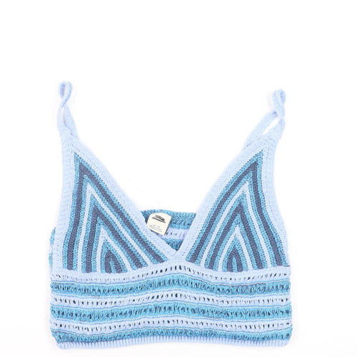Urban Outfitters Women’s Blue Crochet Camisole Tank Top XL