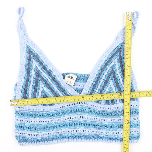 Urban Outfitters Women’s Blue Crochet Camisole Tank Top XL