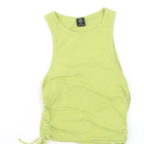 Jules & Leopold Women's Green Cropped Tank Top Size S