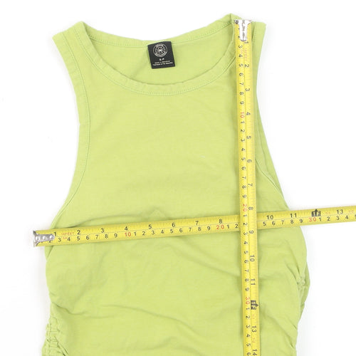 Jules & Leopold Women's Green Cropped Tank Top Size S