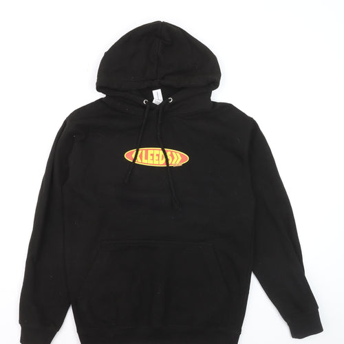 AWDis Mens Black Leeds Festival 2023 Pullover Hoodie Size S