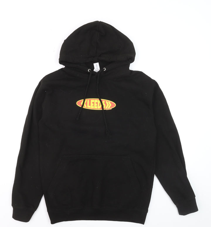AWDis Mens Black Leeds Festival 2023 Pullover Hoodie Size S