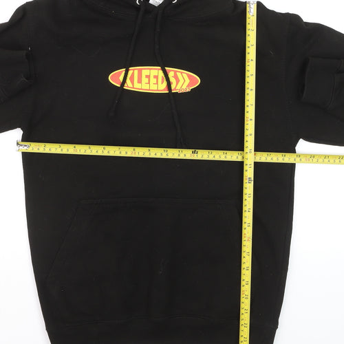 AWDis Mens Black Leeds Festival 2023 Pullover Hoodie Size S