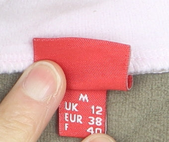 ELLE Sport Women's Pink Fleece Sleeveless Zip Waistcoat Size 12