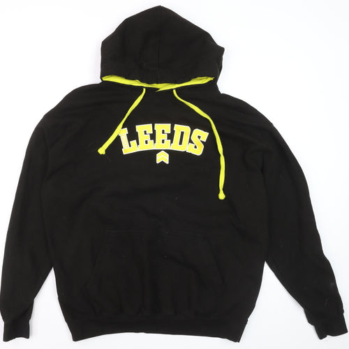 Just Hoods Mens Black XL Pullover Leeds Festival 2022 Hoodie