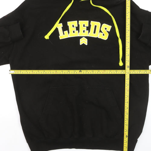 Just Hoods Mens Black XL Pullover Leeds Festival 2022 Hoodie