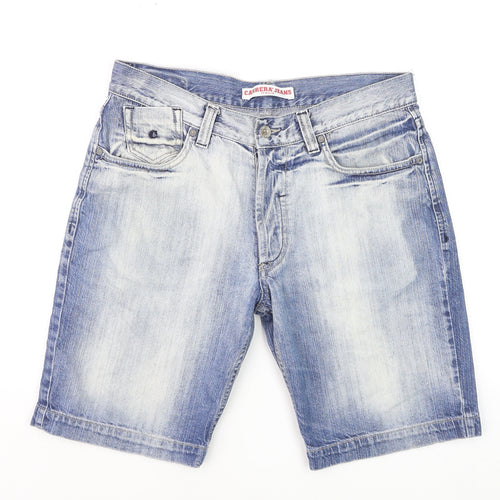Carrera Jeans Women's Blue Denim Bermuda Shorts Size 20